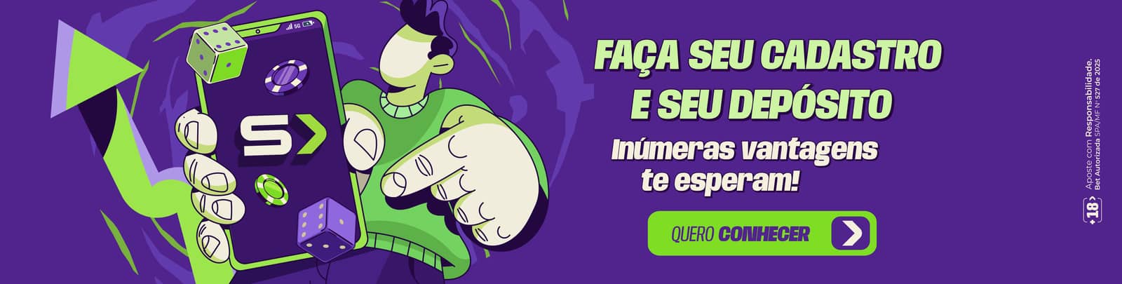 Banner Cara nova Startbet
